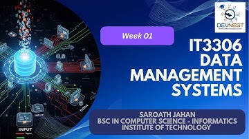 BIT / UCSC / Sem 3 – IT3306 Data Management Systems (Tamil) | Week 01 | DevNest Institute