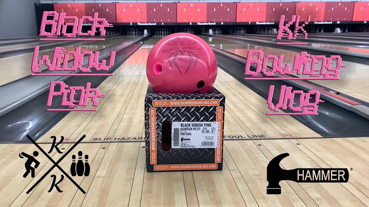 Black widow pink bowling ball for sale