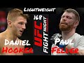 UFC Fight Night 168 Пол Фелдер vs Дэн Хукер прогноз