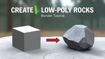 Create Low Poly Rocks in Under a Minute in Blender WITHOUT any addons!