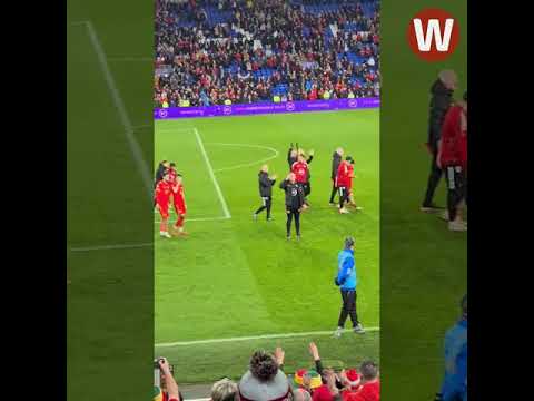 Wales fans belt out stunning rendition of Yma o Hyd