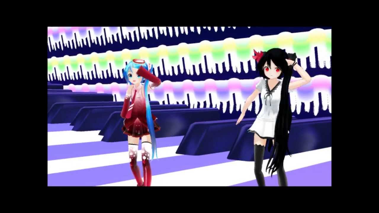 【MMD】 Happy ☆ Synthesizer 【CocaCola Miku and Zatsune Miku】 YouTube