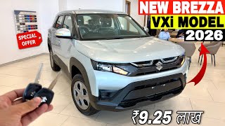 Maruti Brezza VXi Model 2026 New On-Road Price ✅ Most VFM | Brezza Vxi Features Mileage &amp; Details