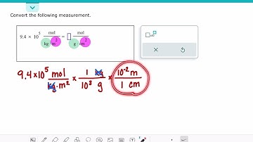 ALEKS: Interconverting compound SI units