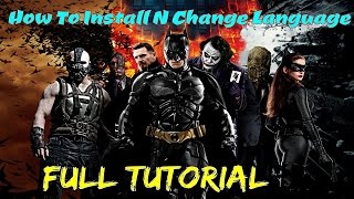 How To Install N Change Language ENG The Dark Knight Rises Android Game screenshot 1