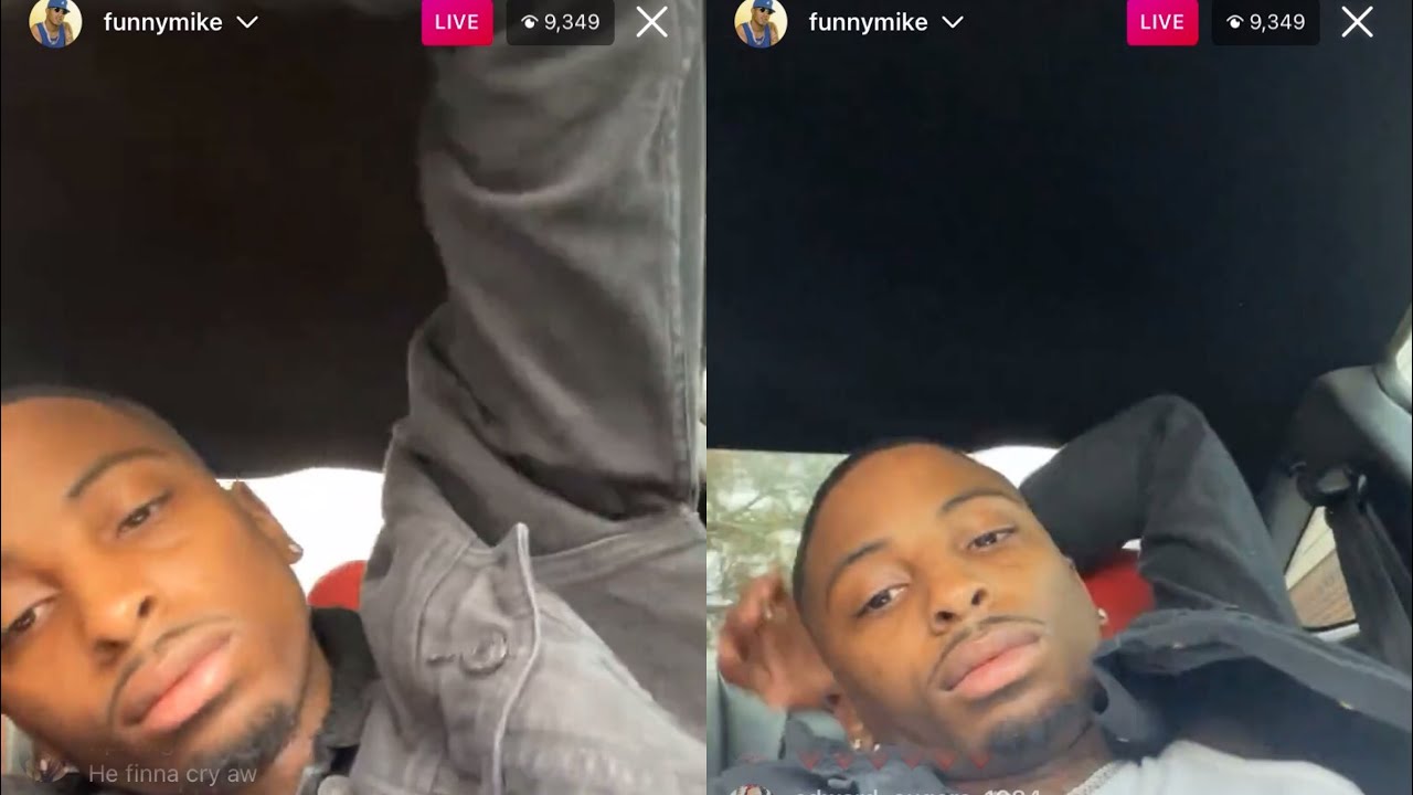 FunnyMike Cry😢 On Instagram Live....💔 He Miss His Pops💔 YouTube
