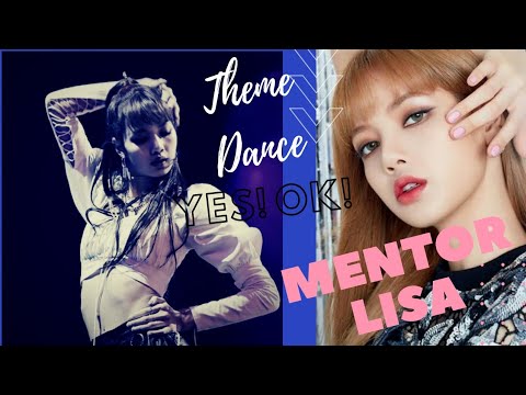 BLACKPINK LISA dance tutorial! Theme song dance Yes! OK!