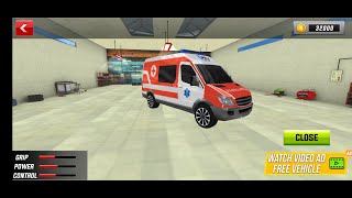 Ambulance Stunts Driving لعبه سباق سيارات الاسعاف# مسارات# مستحيله العاب اندرويد screenshot 4