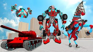 Horse Robot Car: Tank Robot Wars City | Android iOS Gameplay screenshot 5