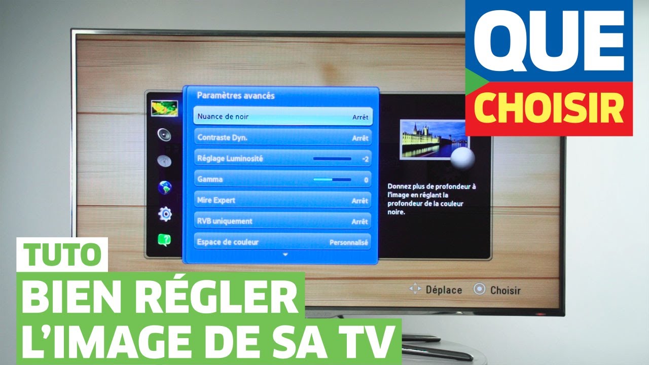 comment bien regler son ecran lcd samsung