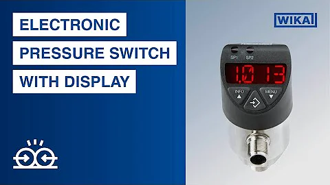 WIKA - Electronic pressure switch with display, model PSD-30 (English)