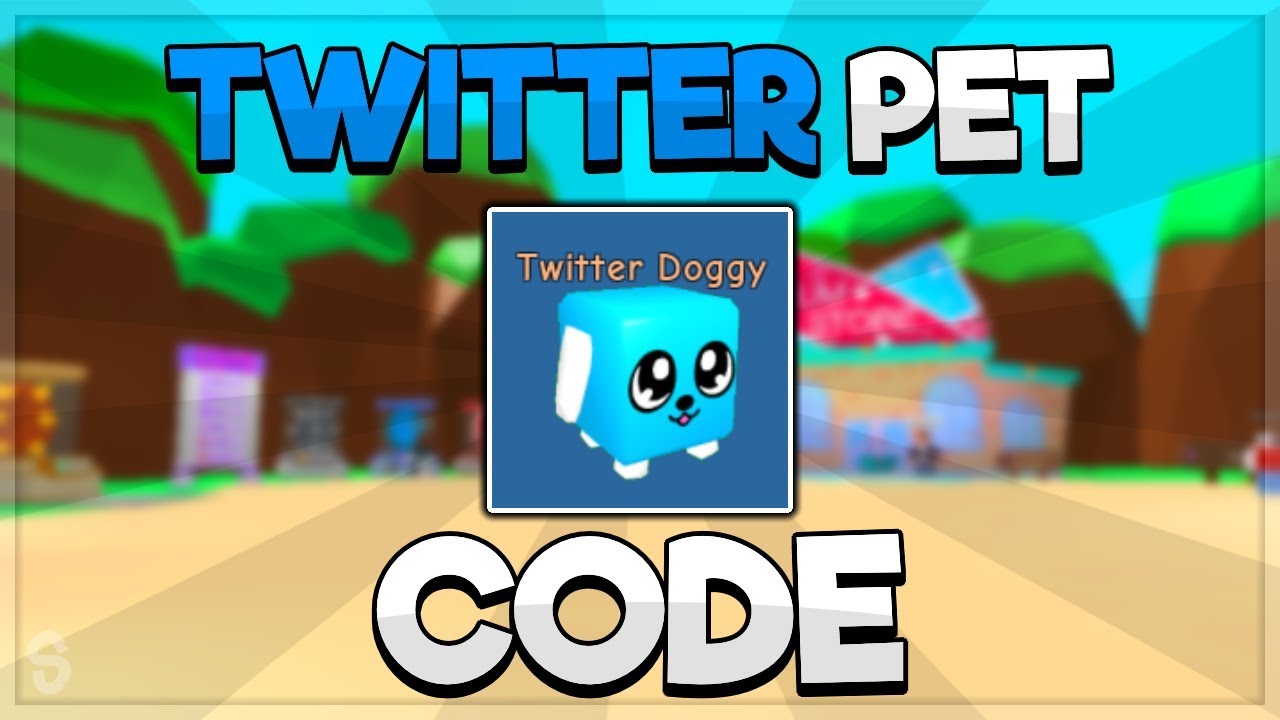 NEW TWITTER PET CODE Bubble Gum Simulator 1 YouTube