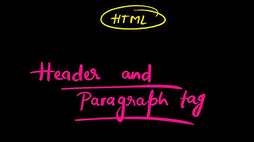 Heading and paragraph tag | Html tutorial in Hindi and Urdu