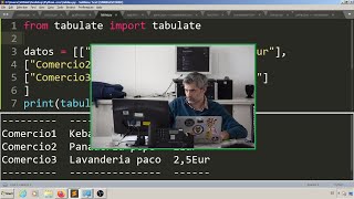 ยฟCรณmo hacer TABLAS con Python (Tabulate)