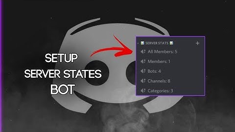 How To Setup Server Stats Bot Discord In 2021!!
