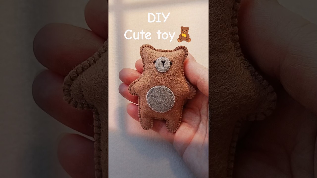 Как сделать милую игрушку ✨how to make a cute toy 