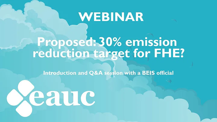 Webinar - Proposed: 30% emission reduction target for FHE?