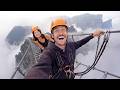 Ref:geIWLS8WcWQ China built the world's highest ladder (and we climbed it)