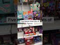 Five Below aisle with lots of figures #fivebelow #figures