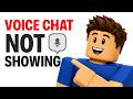 Roblox Voice Chat Missing? Here is the Fix!