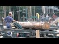 Fast Steam Powered Air Set Hardwood Sawmill - Buckeye Steam + Gas Reunion - August 2018