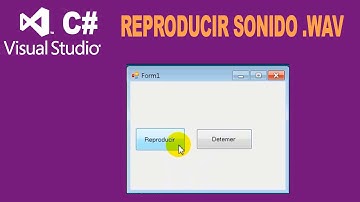 Reproducir Sonido WAV c#