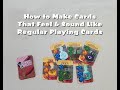 Print and Play Cards Made Like Playing Cards