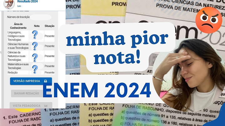 reagindo a minha nota do enem 2024