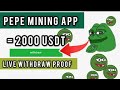 Pepe minner bot | Pepe miner withdraw | Pepe mining application