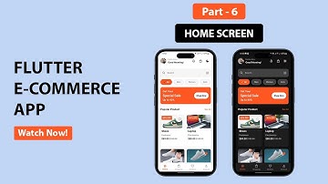 Flutter E-commerce App UI - Part 6 | Home Screen Speed Code  | 2025