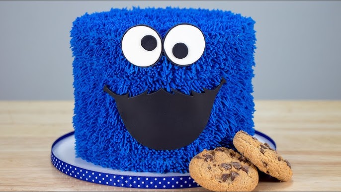 Cookie Monster Cupcakes {Sesame Street} - CakeWhiz