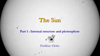SIDC Series of Lectures on Solar Physics Basics - 01