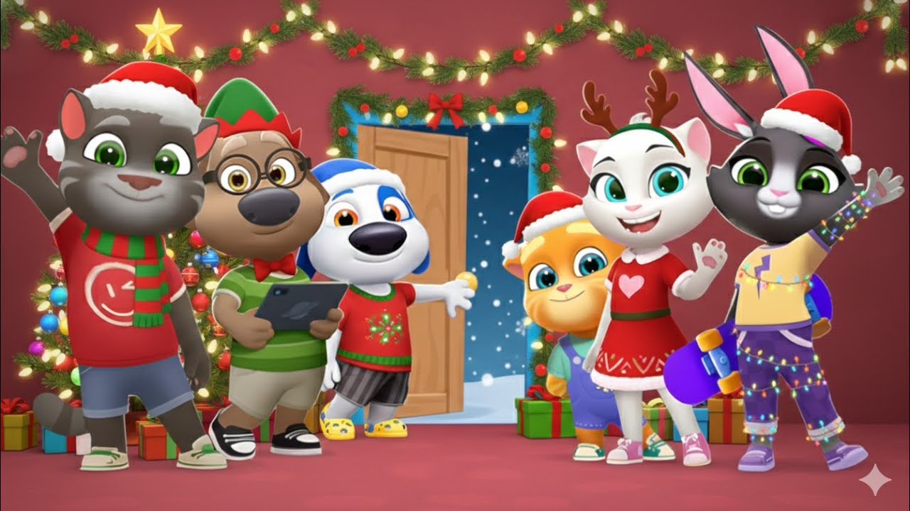 My Talking Tom Friends 2 Pajama Party Gameplay Android ios 