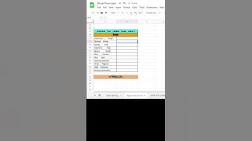 Trim the Text I #trim #text #trimedadvertising #short #shortsfeed #excelformulas #exceltutorial