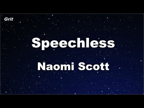 Speechless   Naomi Scott Karaoke No Guide Melody Instrumental