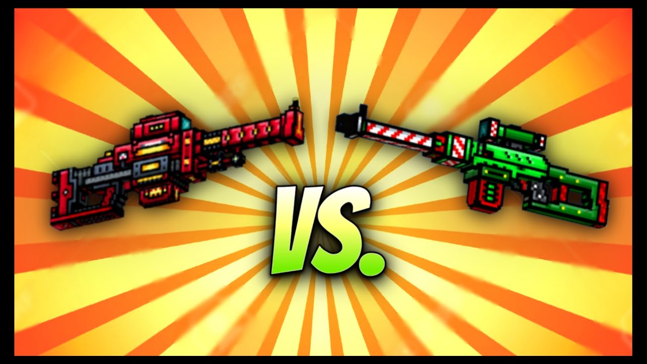 Pixel Gun 3D - Elf's Revenge vs. Photon Sniper Rifle!