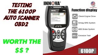 Innova 6100P Auto OBD2 Features and and how it works  Is it worth the Money?