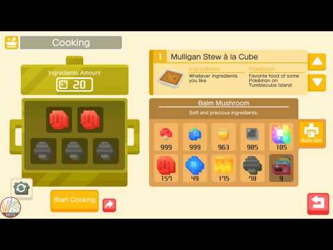 Video: Pokemon Quest Zoznam Receptov A Ingrediencie Vysvetlené