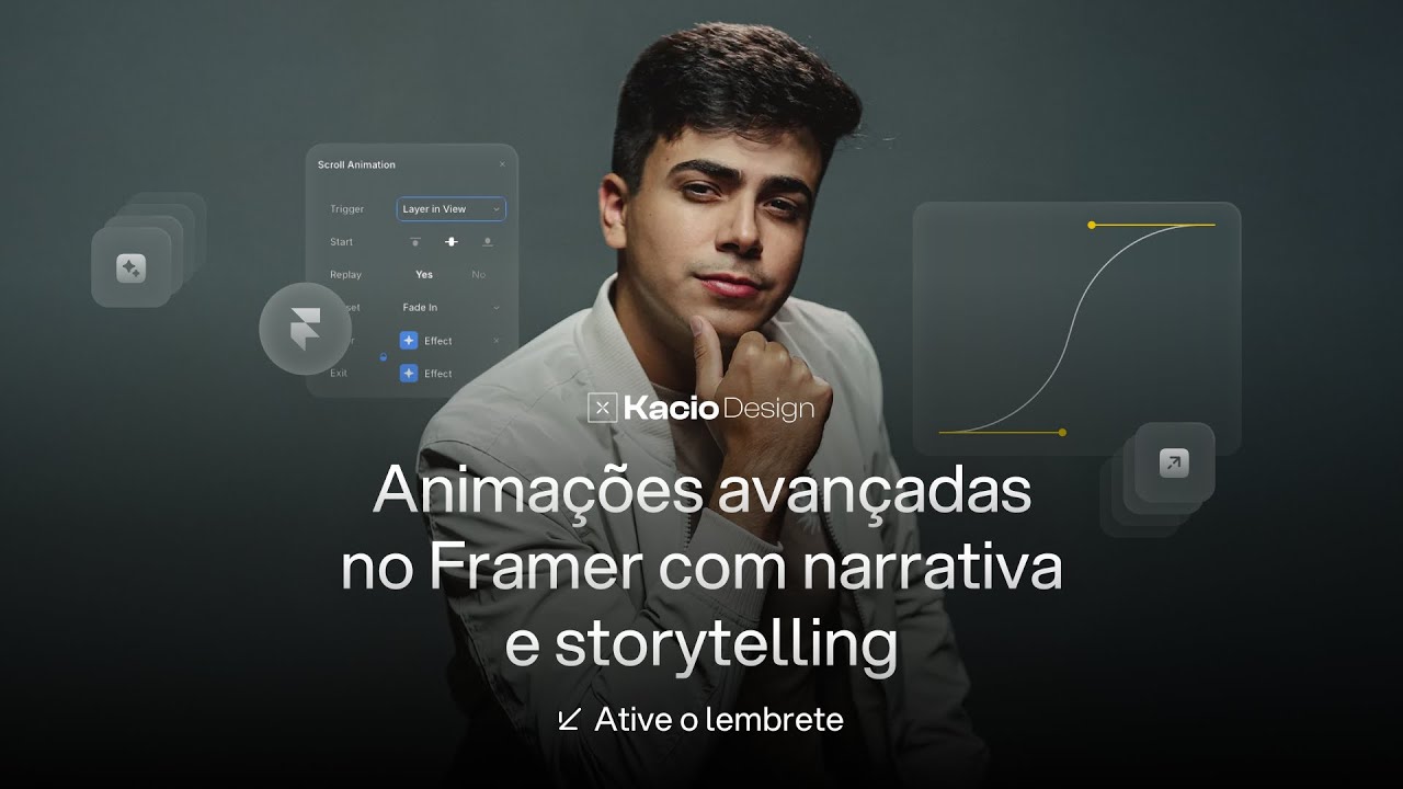 Animações Avançadas no Framer com narrativa e storytelling