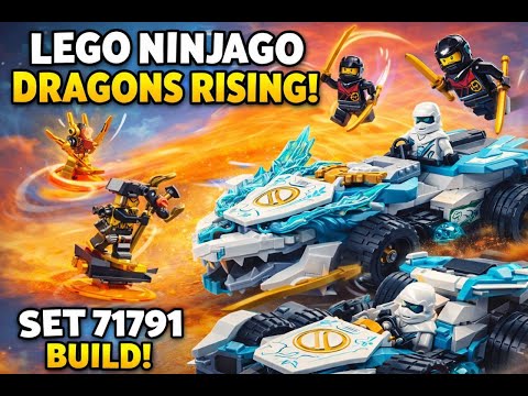 LEGO Ninjago Dragons Rising (71791) Build 🐉⚡ | Zane’s Dragon, Spinjitzu & Race Car | By Khizar