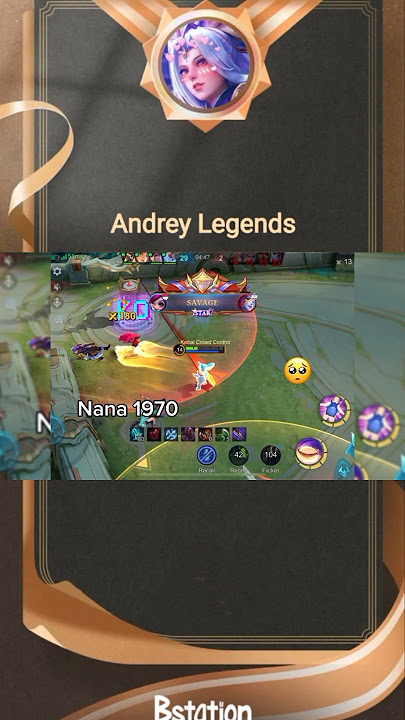 Nana 2024 Vs Nana 1970 🔥#mobilelegends