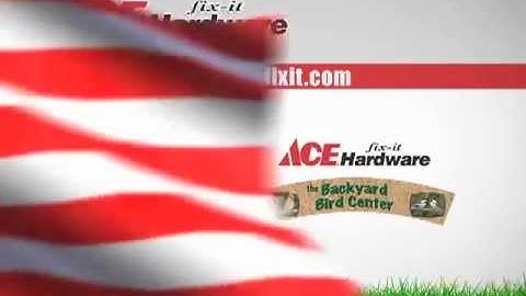 Ace fix-it Memorial Day TV