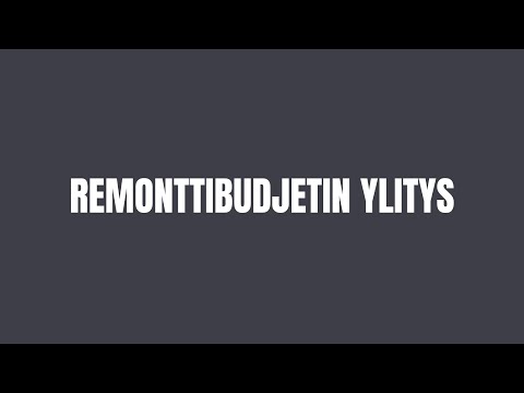 Video: Budjettihuoneistoremontti: mitä muistaa