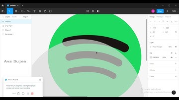 Creating Spotify Logo in Figma | UI/UX | Mr. Designer | Graphic Designing.