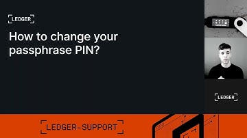 How to change your passphrase PIN?
