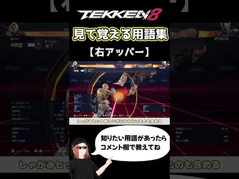 【鉄拳8】見て覚える用語集【右アッパー】