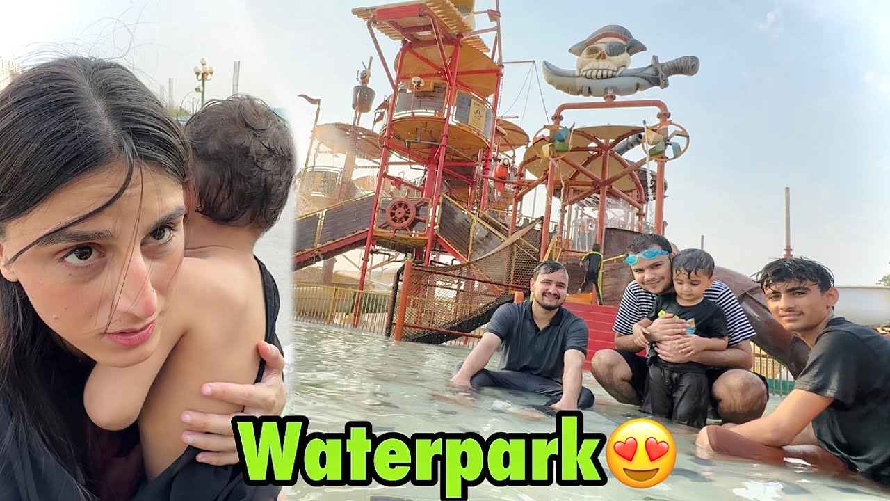 Aj poori family ko Waterpark le gaya😍 | Abdullah ko rollercoaster ride karwadi😂