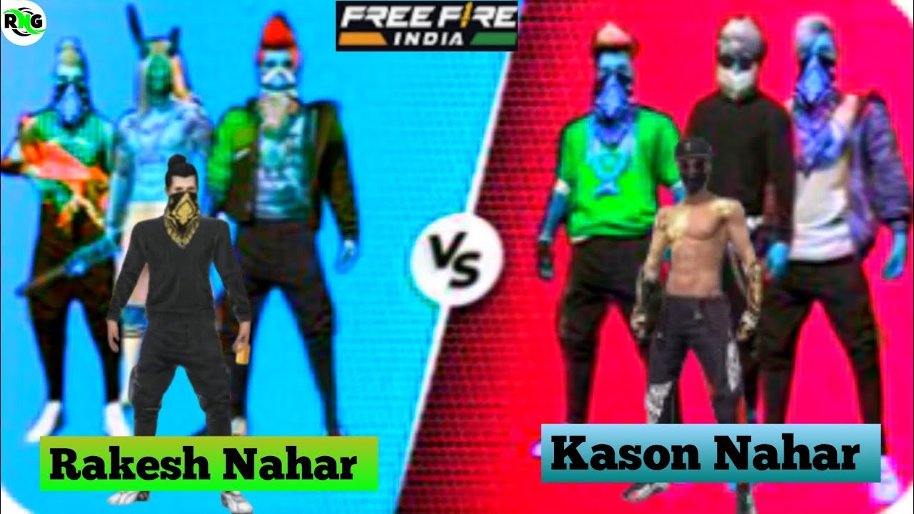 Rakesh Nahar Gaming&Kason Nahar Gaming CS Rank Free Fire Gameplay Mobile🔥cs rank free fire video4vs4