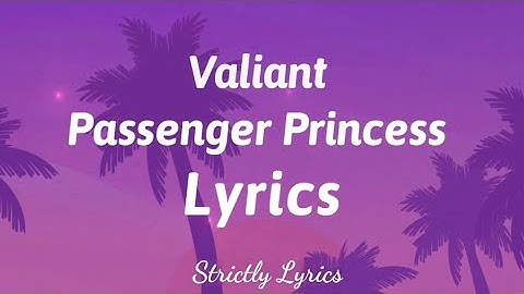Thumbnail of Valiant - Passenger Princess Lyrics (Story Book Riddim) | Strictly Lyrics