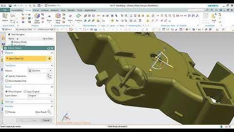 Reorient the Coordinate System of a part in NX 9 to the normal view (F8)